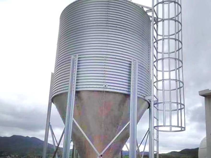 silo in the farm 